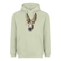 Matcha american mammoth jackstock donkey  face Heavyweight Hoodie - LillyAllenDesigns