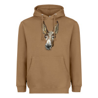 Toasted Coconut american mammoth jackstock donkey  face Heavyweight Hoodie - LillyAllenDesigns