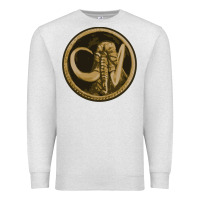 Oatmeal Heather mammoth black king Premium Sweatshirt - lanVoArt