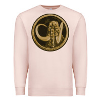 Pale Pink mammoth black king Premium Sweatshirt - lanVoArt
