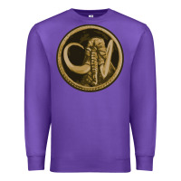 Purple mammoth black king Premium Sweatshirt - lanVoArt