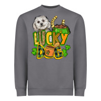 Storm lucky dog St. Patrick's Heavyweight Sweatshirt - FaDigitalArtStudio