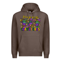Coffee happy crawdi gras mardi gras crawfish Premium Hoodie - FaDigitalArtStudio