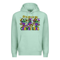 Seafoam happy crawdi gras mardi gras crawfish Premium Hoodie - FaDigitalArtStudio