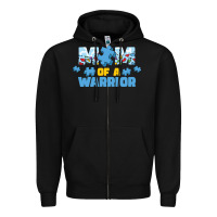Lil Autism Mom Zipper Hoodie | Teevron