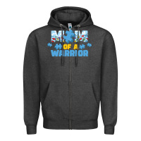 Charcoal Heather LIL Autism Mom Zipper Hoodie - CowhideDigitalArt