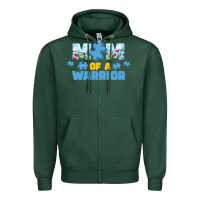 Sports Green LIL Autism Mom Zipper Hoodie - CowhideDigitalArt