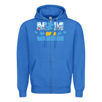 True Royal LIL Autism Mom Zipper Hoodie - CowhideDigitalArt