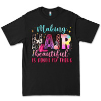 Black making hair beautiful is kinda my thing Premium Tee - LillyAllenDesigns