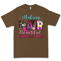 Cacao making hair beautiful is kinda my thing Premium Tee - LillyAllenDesigns