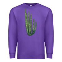 Purple organ pipe cactus Premium Sweatshirt - LillyAllenDesigns