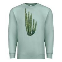 Seafoam organ pipe cactus Premium Sweatshirt - LillyAllenDesigns