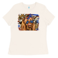 4th Of July Highland Cattle Ladies Tee | Teevron