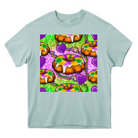 Arona Mardi Gras king cake seamless pattern Heavy Core Tee - BundleAndBundleShop