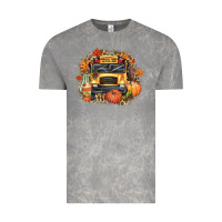 Cloud Rock Fall School Bus Vintage Tee - texasbilliewilder