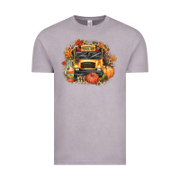 Vintage Zinc Fall School Bus Vintage Tee - texasbilliewilder