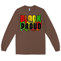 Chestnut black and proud Long Sleeve Tee - CowGirlArtShop