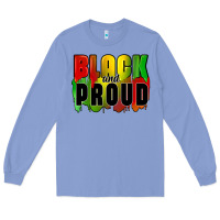 Colony Blue black and proud Long Sleeve Tee - CowGirlArtShop