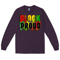 Plum black and proud Long Sleeve Tee - CowGirlArtShop