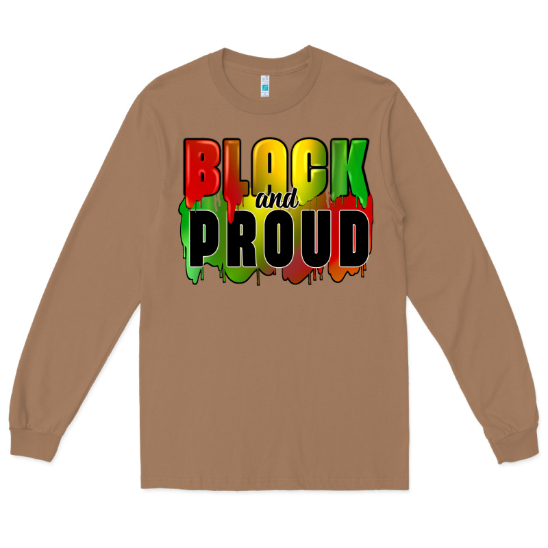 Black And Proud Long Sleeve Tee by CowGirlArtShop | Teevron