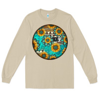 Mushroom Round western pattern Long Sleeve Tee - Jasminsmagicworld