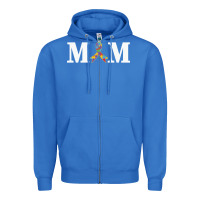 True Royal LIL Autism Mom Zipper Hoodie - CowhideDigitalArt