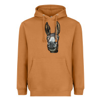 Meerkat Donkey  Face Heavyweight Hoodie - LillyAllenDesigns