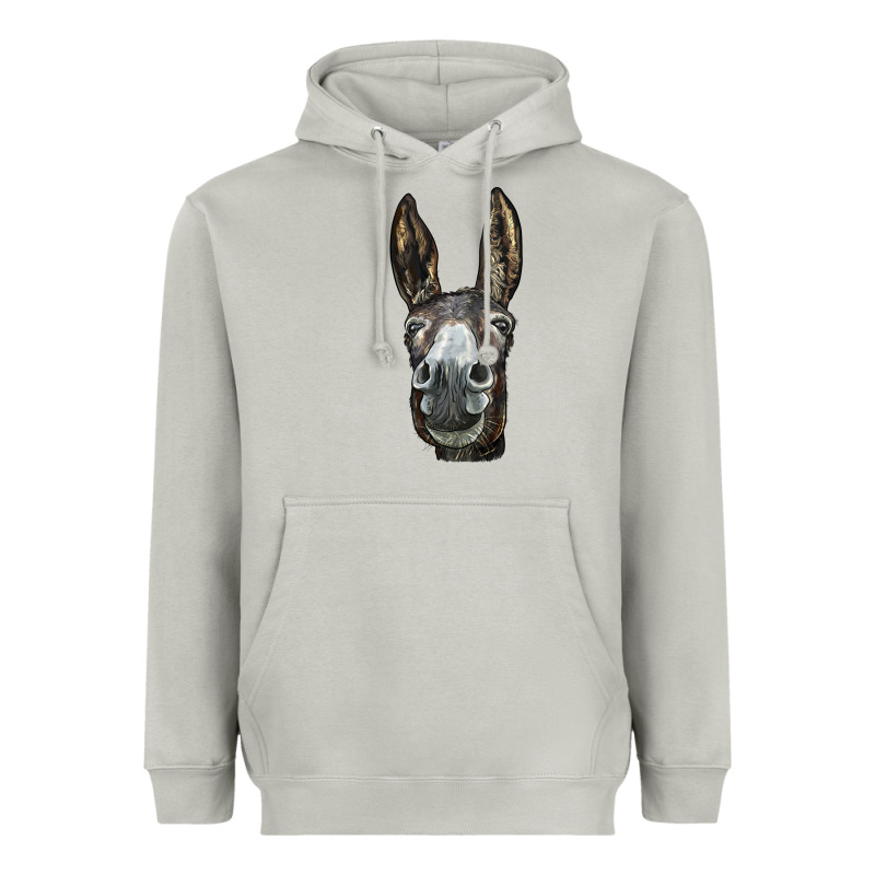 Donkey  Face Heavyweight Hoodie by LillyAllenDesigns | Teevron