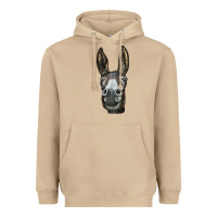 Mushroom Donkey  Face Heavyweight Hoodie - LillyAllenDesigns