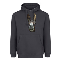 Smoke Donkey  Face Heavyweight Hoodie - LillyAllenDesigns