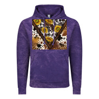 Cloud Purple western sunflowers and cowhide tumbler tbs Vintage Hoodie - TumblerDesignByShophia