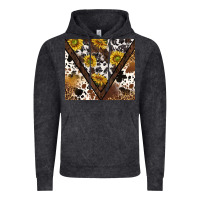 Vintage Black western sunflowers and cowhide tumbler tbs Vintage Hoodie - TumblerDesignByShophia
