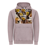 Vintage Zinc western sunflowers and cowhide tumbler tbs Vintage Hoodie - TumblerDesignByShophia