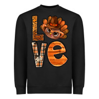 Black thanksgiving with turkey love bbs Heavyweight Sweatshirt - BundleAndBundleShop
