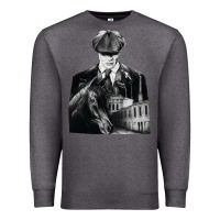 Charcoal Heather gift idea drama blinders drama peaky funny graphic gifts Premium Sweatshirt - lanVoArt