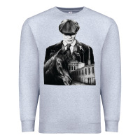 Heather Grey gift idea drama blinders drama peaky funny graphic gifts Premium Sweatshirt - lanVoArt