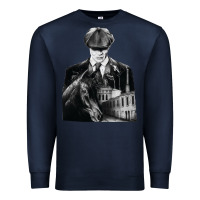Navy gift idea drama blinders drama peaky funny graphic gifts Premium Sweatshirt - lanVoArt