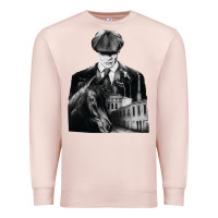 Pale Pink gift idea drama blinders drama peaky funny graphic gifts Premium Sweatshirt - lanVoArt