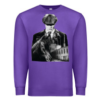Purple gift idea drama blinders drama peaky funny graphic gifts Premium Sweatshirt - lanVoArt