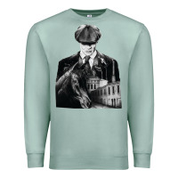 Seafoam gift idea drama blinders drama peaky funny graphic gifts Premium Sweatshirt - lanVoArt