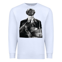 White gift idea drama blinders drama peaky funny graphic gifts Premium Sweatshirt - lanVoArt