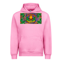 Fuchsia Pink life is better around the campfire license plate Urban Hoodie - BarkalooDesign