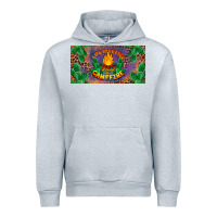 Heather Grey life is better around the campfire license plate Urban Hoodie - BarkalooDesign