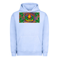 Pigment Grape Ice life is better around the campfire license plate Urban Hoodie - BarkalooDesign