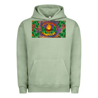 Pigment Oil Green life is better around the campfire license plate Urban Hoodie - BarkalooDesign