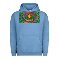 Pigment Pebble Blue life is better around the campfire license plate Urban Hoodie - BarkalooDesign