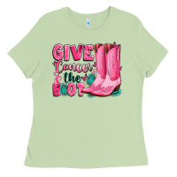 Matcha give cancer the boot Ladies Tee - LillyAllenDesigns