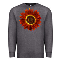 Charcoal Heather Rouge Royale Sunflower Premium Sweatshirt - LillyAllenDesigns