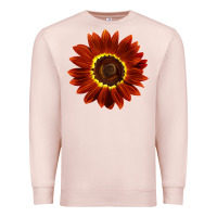 Pale Pink Rouge Royale Sunflower Premium Sweatshirt - LillyAllenDesigns