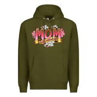 Army Green mom happy mothers day Premium Hoodie - RanaPortraitStore